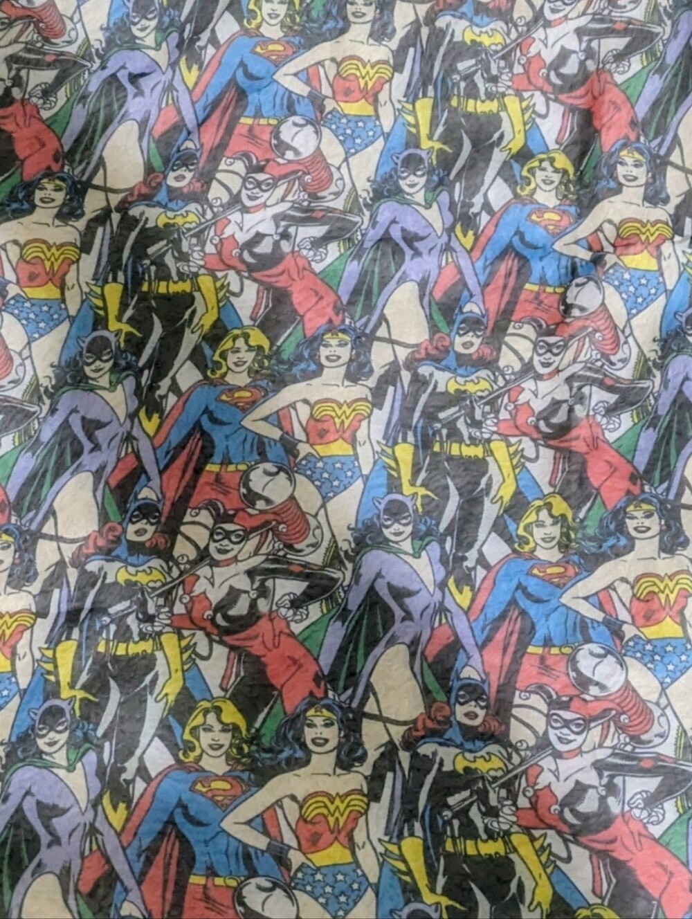 DC Justice League Head Scarf Unique Vintage